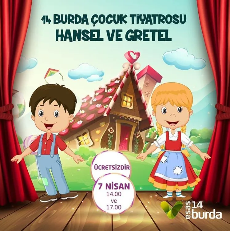 14 Burda Çocuk Tiyatrosu Hansel ve Gretel!