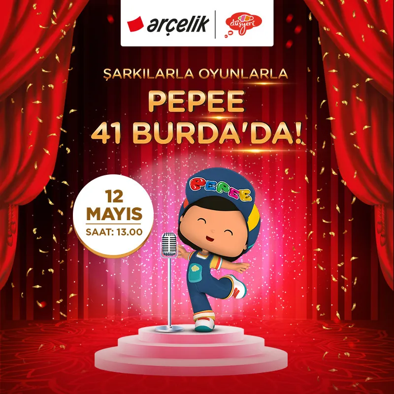 Şarkılarla Oyunlarla Pepee 41 Burda AVM'de!