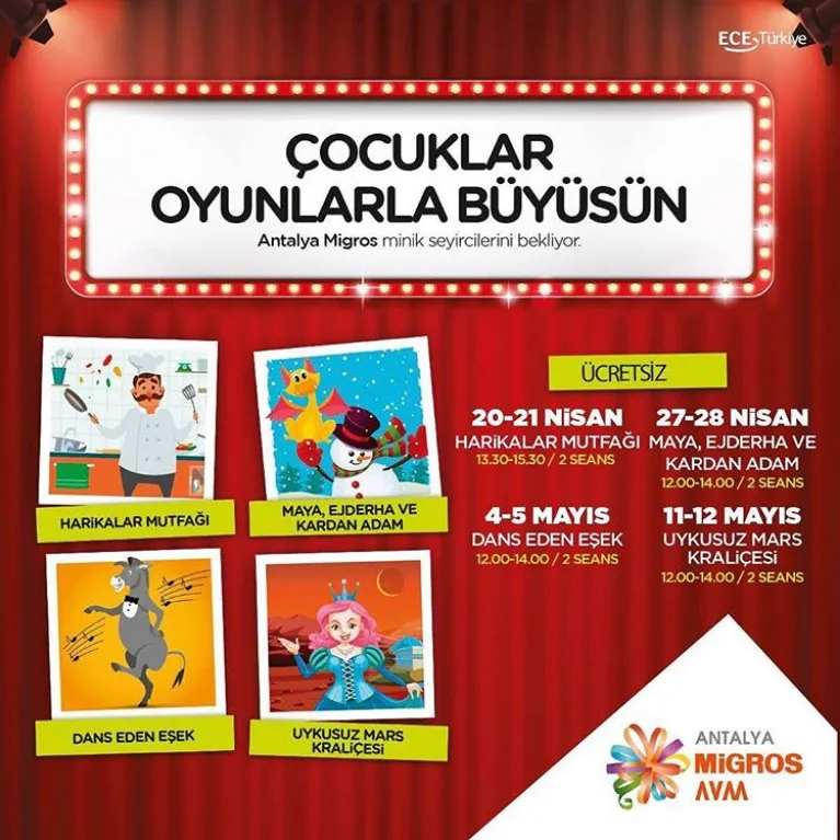 Çocuklar oyunlarla büyüsün! 