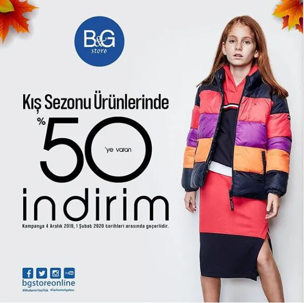 B&G Store'da %50'ye Varan İndirim Fırsatı!