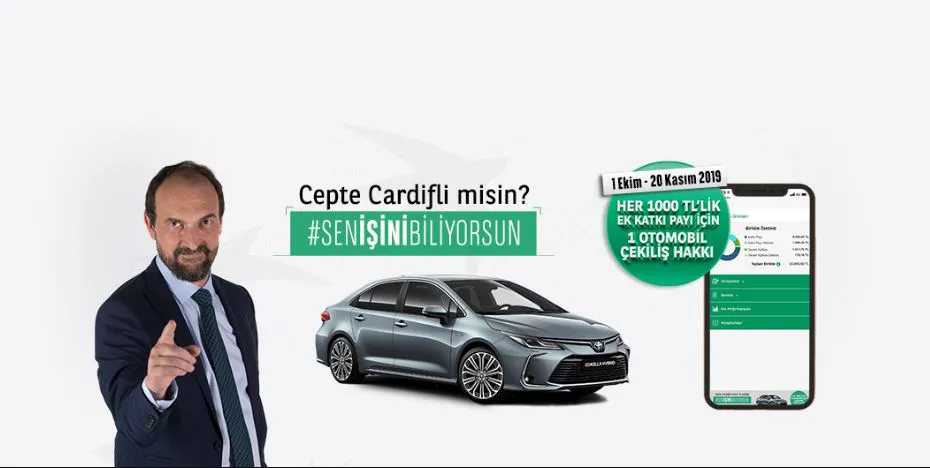 BNP Paribas Cardif Bireysel Emeklilik Toyota Corolla Çekiliş Kampanyası!