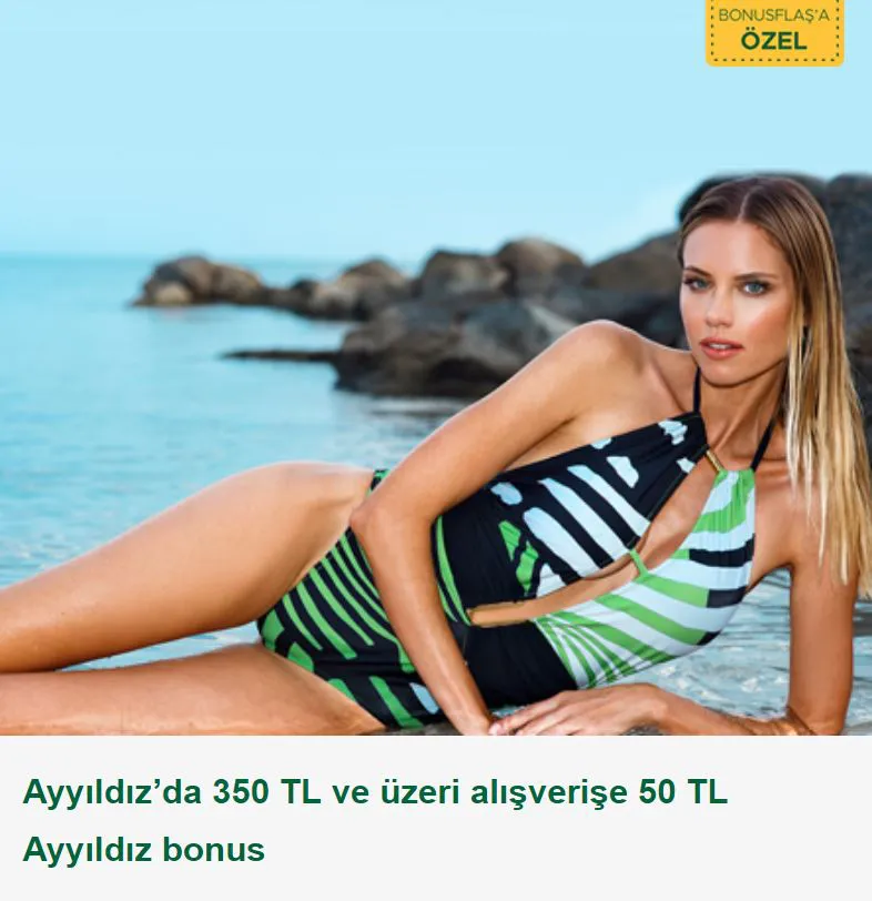 Ayyıldız’da 350 TL ve üzeri alışverişe 50 TL Ayyıldız bonus