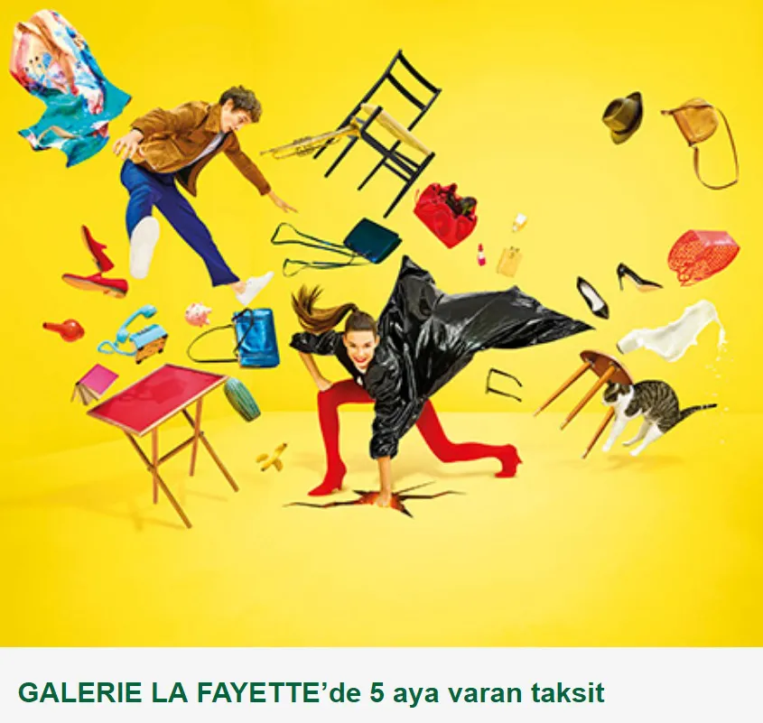 Galeries Lafayette’de Bonus ile 5 aya varan taksit fırsatı!