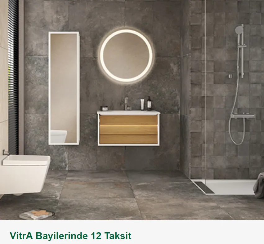 Bonus ile VitrA Bayilerinde 12 Taksit fırsatı!