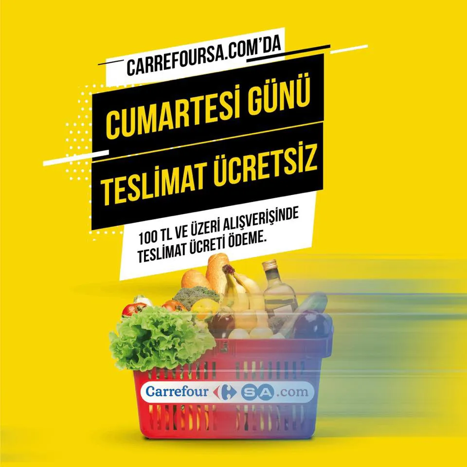 Carrefoursa.com'da Cumartesi sürprizi!