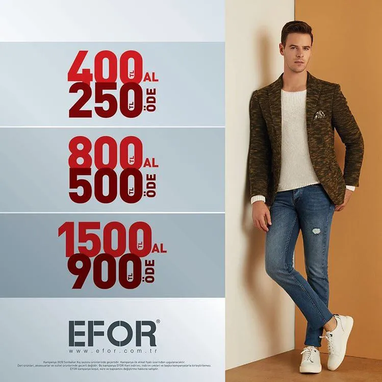 Efor'da 600 TL'ye Varan İndirim Fırsatı!