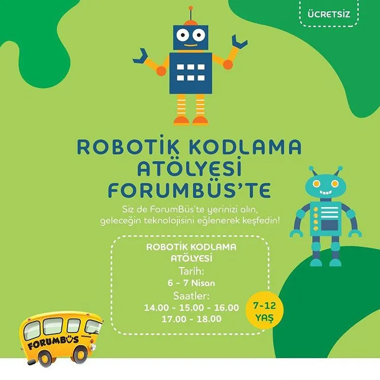 Forum Bornova Robotik Kodlama Atölyesi!