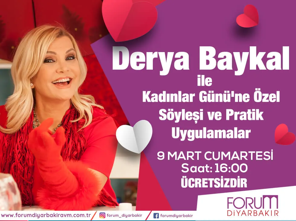 Forum Diyarbakır Derya Baykal ile Kadın Günü!