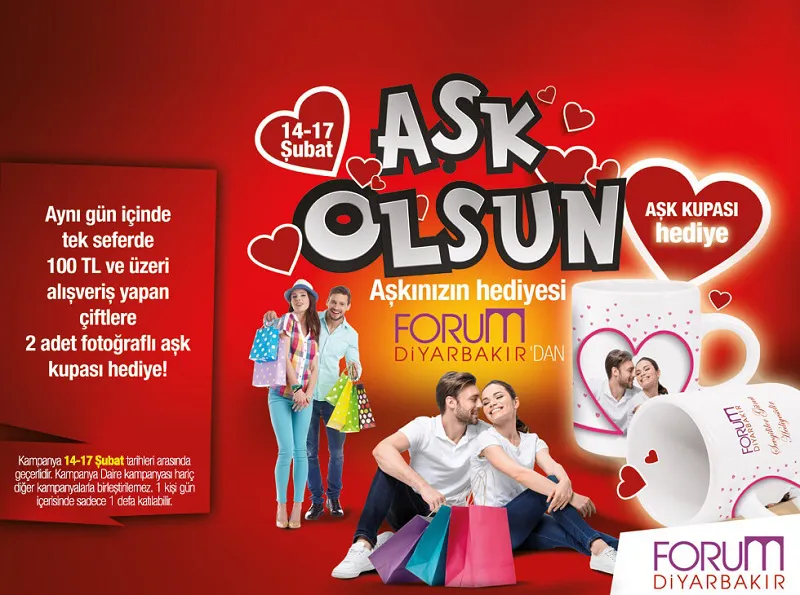 Aşkınızın hediyesi Forum Diyarbakır'dan