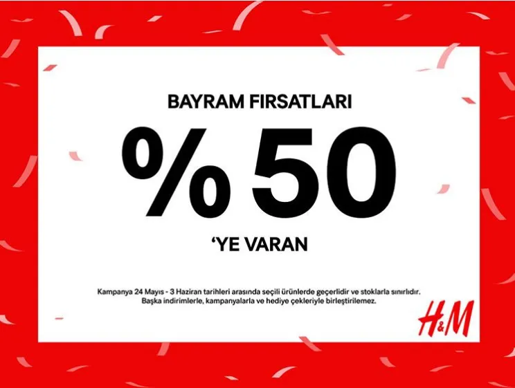 H&M'de bayram fırsatlarını kaçırmayın! 