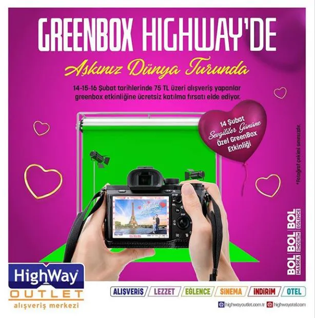 Greenbox HighWay'de, Aşkınız Dünya Turunda! 