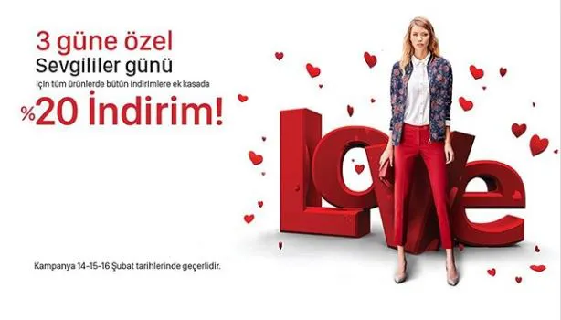 İkiler'de Sevgililer Günü'ne Özel %20 İndirim Fırsatı!