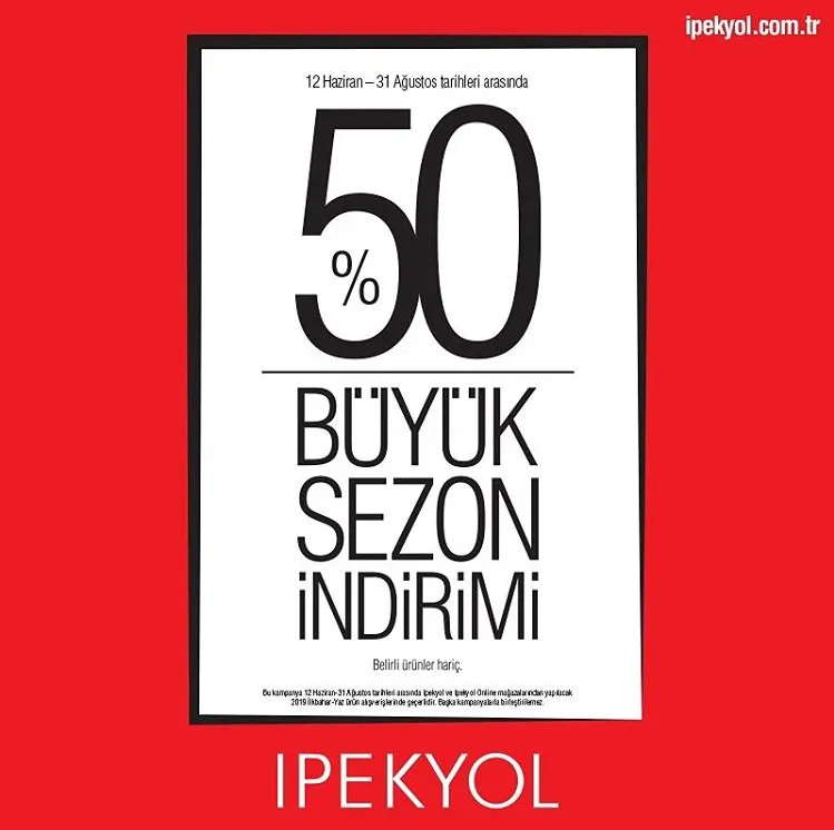 İpekyol'da Büyük Sezon İndirimi Başladı!