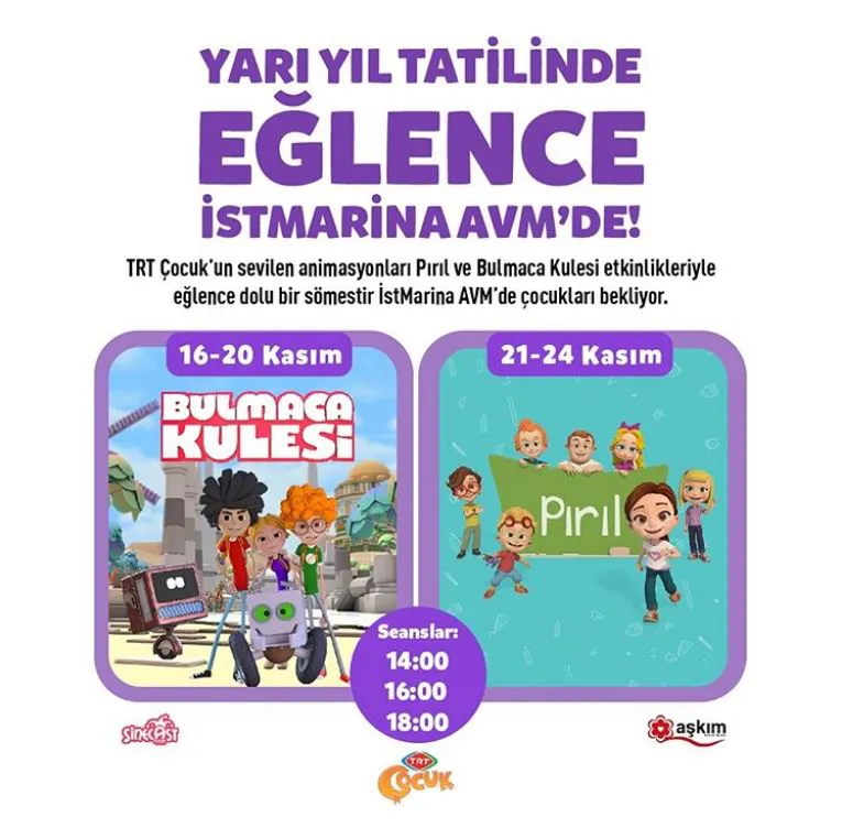 İstMarina Avm'de Yarı Yıl Tatili Çok Eğlenceli Olacak!