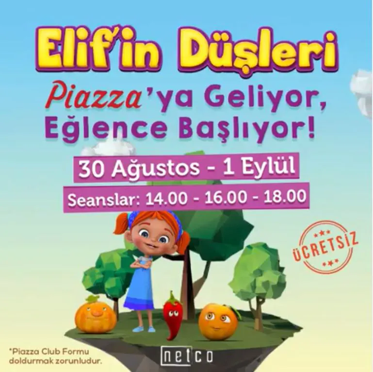 Elif'in Düşleri Kahramanmaraş Piazza'da!