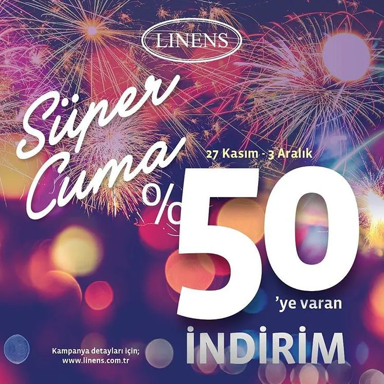 Linens Süper Cuma İndirim Kampanyası!