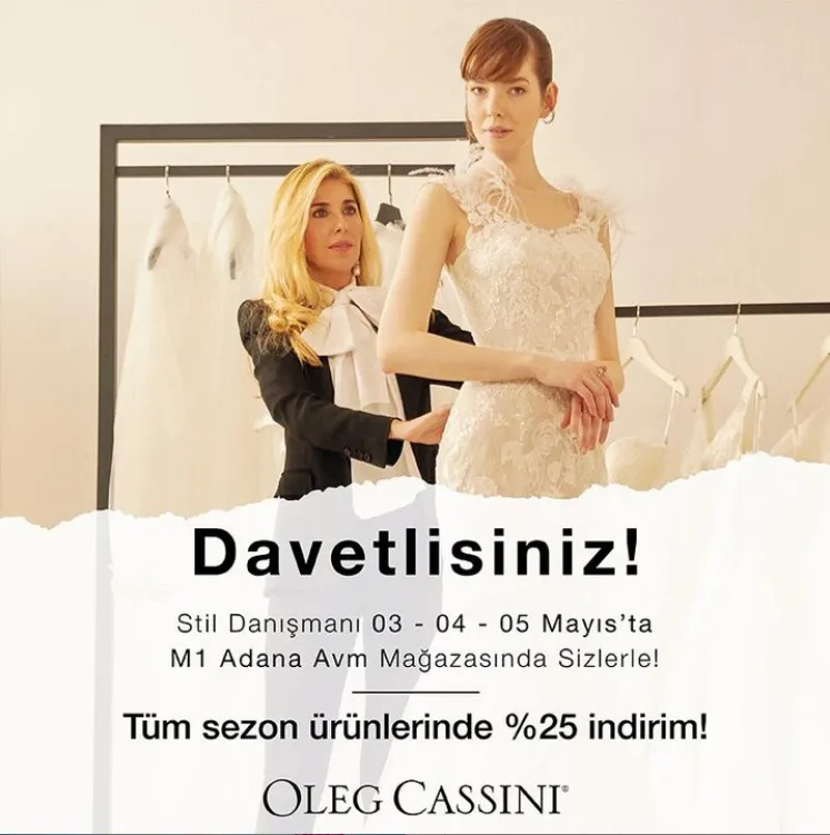 M1 Adana Oleg Cassini Stil Danışmanı Fırsatı!