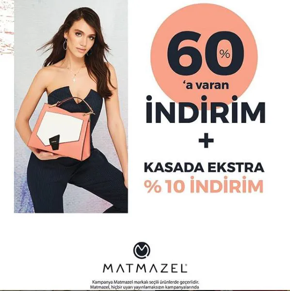 Matmazel'de %70'e varan indirim fırsatı!