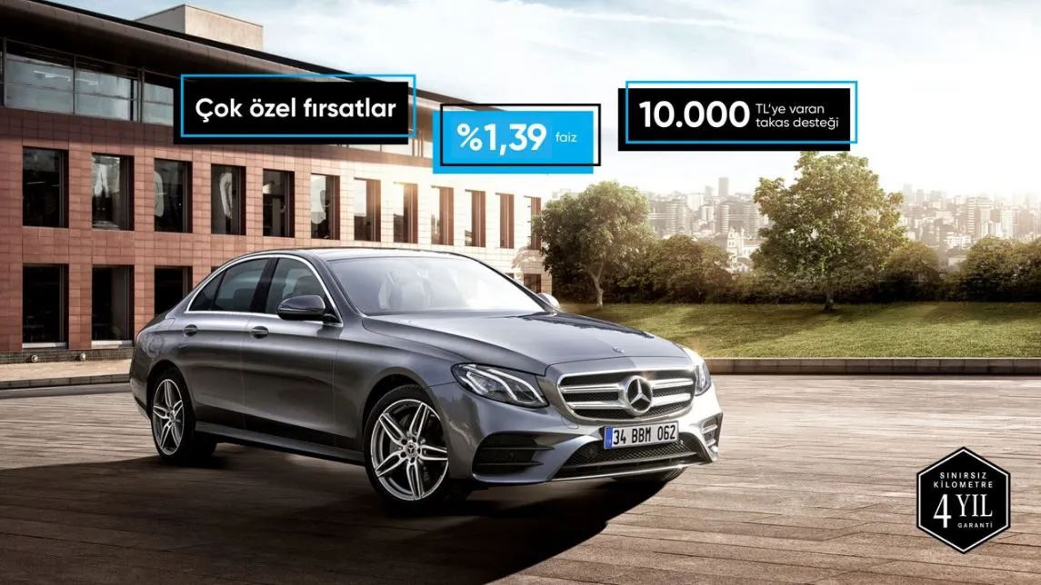 Mercedes E-Serisi sonbaharı fırsatlarla karşılıyor.