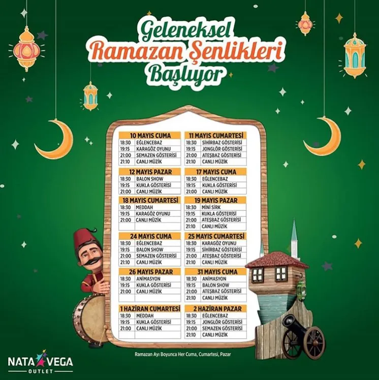 Nata Vega'da Geleneksel Ramazan Şenlikleri!