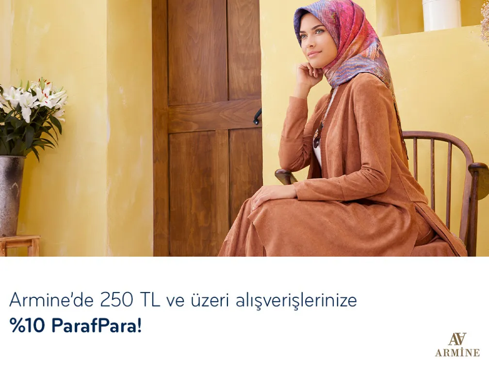 Paraf ile Armine’de %10 ParafPara!