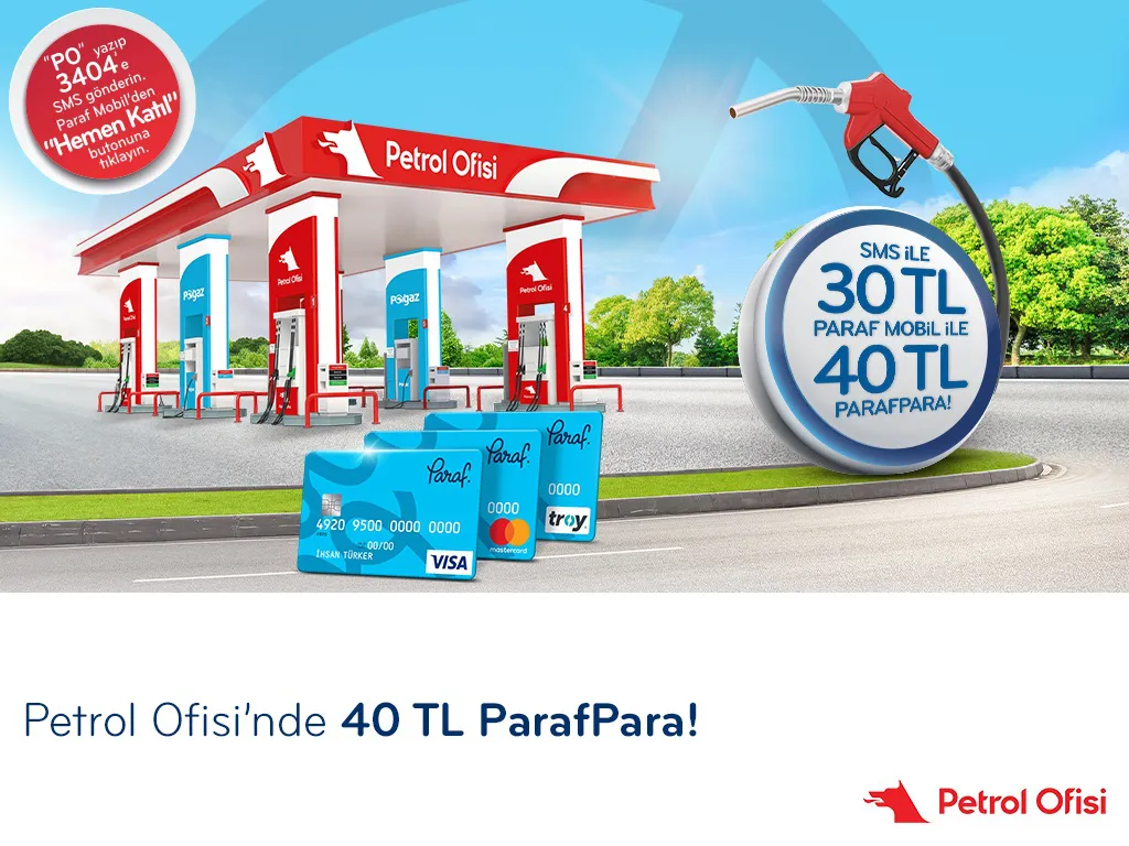 Petrol Ofisi'nde 40 TL ParafPara Fırsatı!