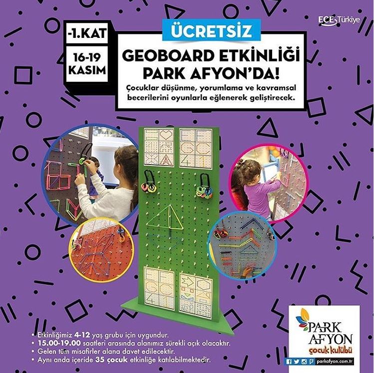 Park Afyon Geoboard Etkinligi