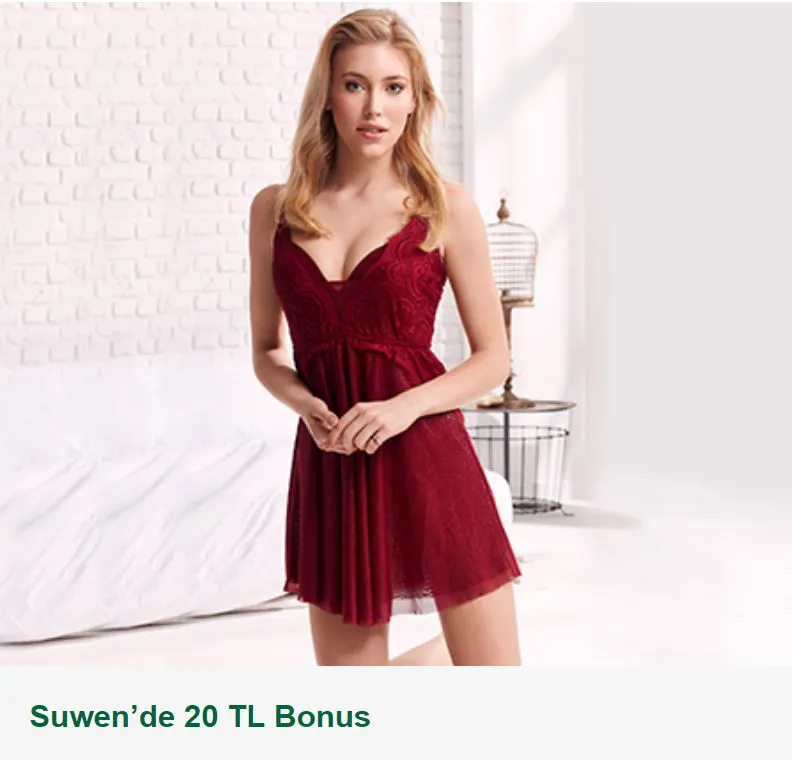 Suwen’de 20 TL Bonus!