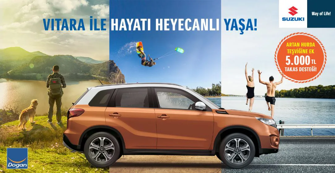 Suzuki Vitara Hurda Teşvikine Ek 5.000 TL Takas Desteğiyle!