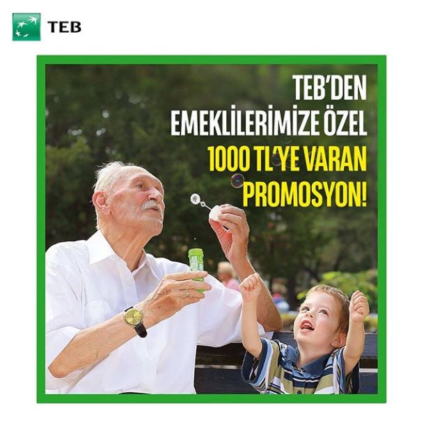 emeklilerimize 1 000 tl ye varan promosyon teb de