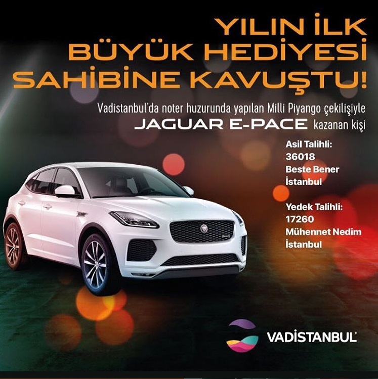 Vadistanbul Jaguar E Pace Cekilis Sonucu Aciklandi