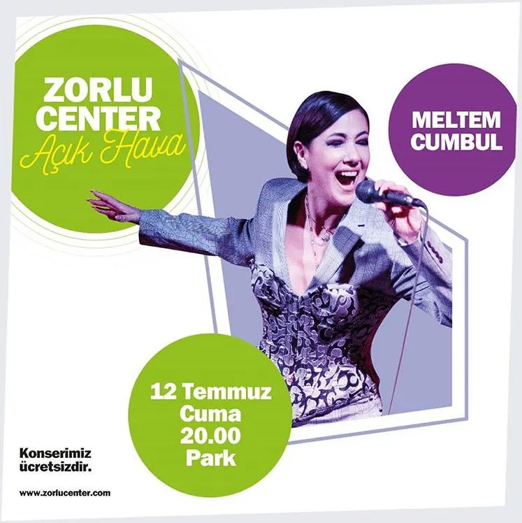 Zorlu Center Açık Hava Meltem Cumbul Konseri!